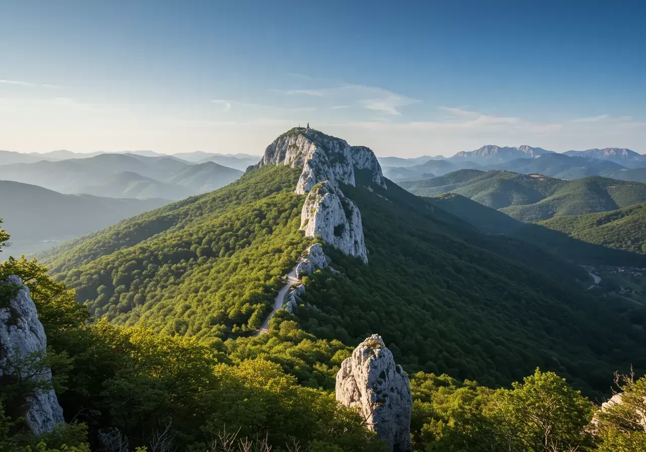 Na obrázku je fotorealistická krajina Gorského Kotaru s poměrem stran 4:3 a rozlišením 640×480 pixelů.